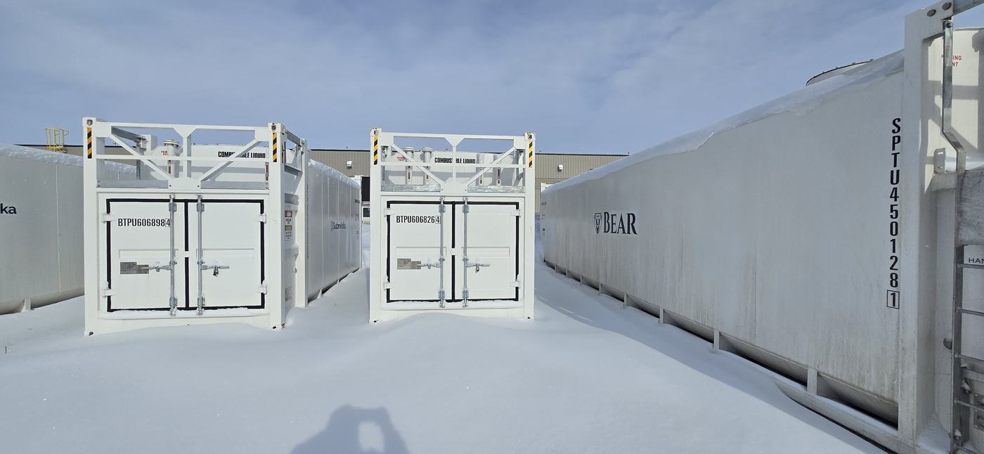Bear-branded 71,720 litre diesel tank